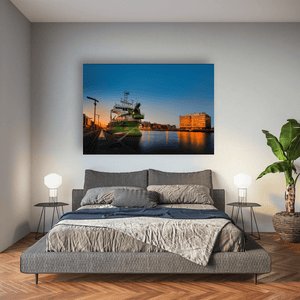 reinaert-vessel-dublin-docklands-sunset Pano