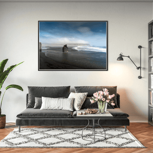 Nua Photography Print Reynisfjara Black Sand Beach and Sea Stack, Iceland Reynisfjara Black Sand Beach Sea Stack Print | Nua Photography