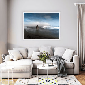 Nua Photography Print Reynisfjara Black Sand Beach and Sea Stack, Iceland Reynisfjara Black Sand Beach Sea Stack Print | Nua Photography