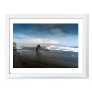 Nua Photography Print Reynisfjara Black Sand Beach and Sea Stack, Iceland Reynisfjara Black Sand Beach Sea Stack Print | Nua Photography