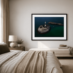 Nua Photography Print Rockabill Lighthouse Aerial View, Co. Dublin (2) Rockabill Lighthouse Aerial View Print | Nua Photography