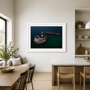Nua Photography Print Rockabill Lighthouse Aerial View, Co. Dublin (2) Rockabill Lighthouse Aerial View Print | Nua Photography
