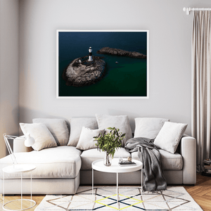 Nua Photography Print Rockabill Lighthouse Aerial View, Co. Dublin (2) Rockabill Lighthouse Aerial View Print | Nua Photography