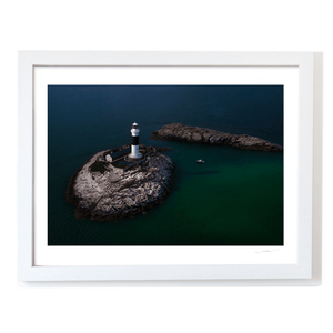 Nua Photography Print Rockabill Lighthouse Aerial View, Co. Dublin (2) Rockabill Lighthouse Aerial View Print | Nua Photography