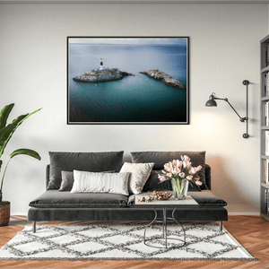 Nua Photography Print Rockabill Lighthouse Aerial View, Co. Dublin (3) Rockabill Lighthouse Aerial View Print | Nua Photography