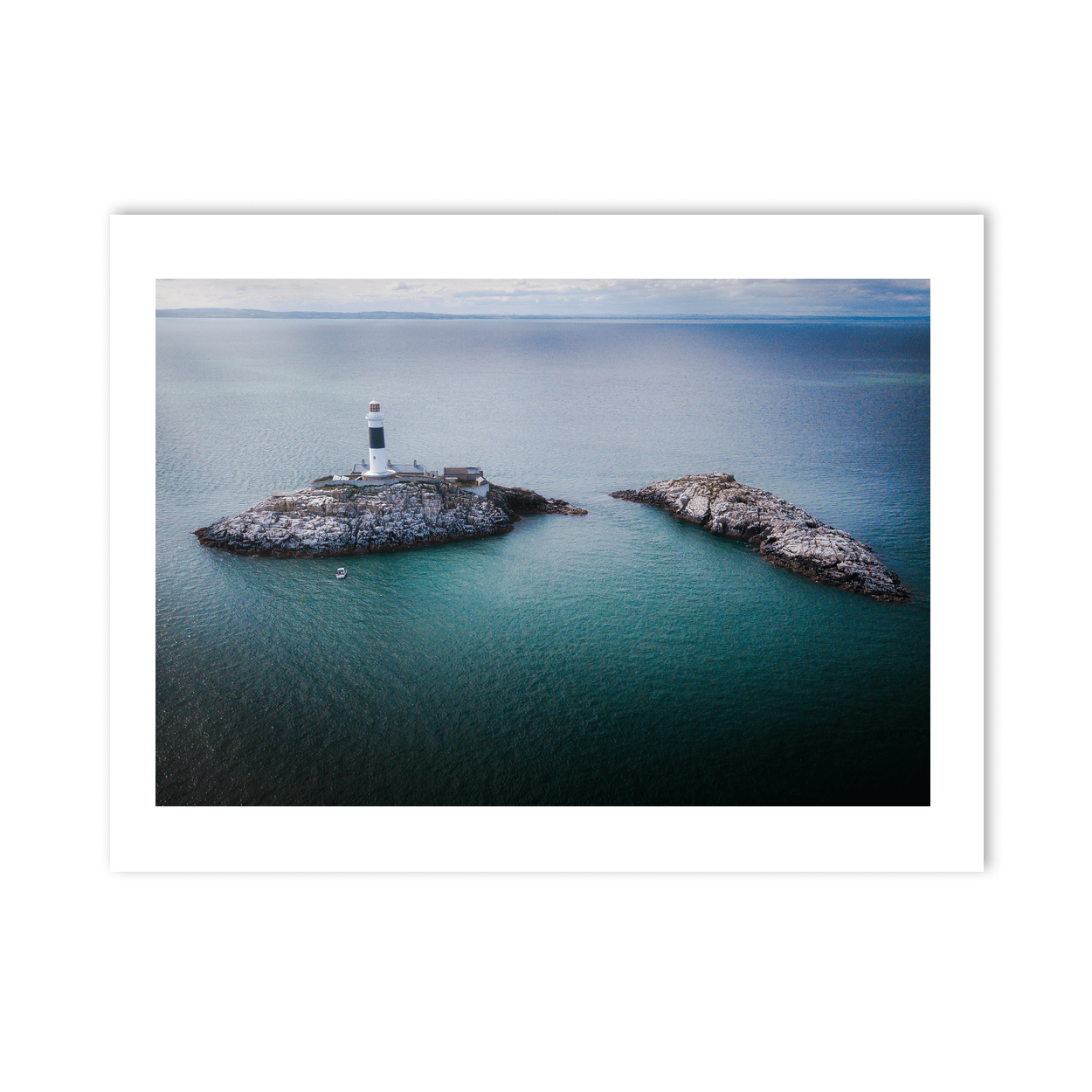 Nua Photography Print Rockabill Lighthouse Aerial View, Co. Dublin (3) Rockabill Lighthouse Aerial View Print | Nua Photography