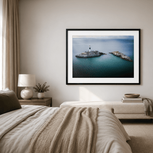 Nua Photography Print Rockabill Lighthouse Aerial View, Co. Dublin (3) Rockabill Lighthouse Aerial View Print | Nua Photography