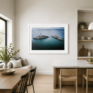 Nua Photography Print Rockabill Lighthouse Aerial View, Co. Dublin (3) Rockabill Lighthouse Aerial View Print | Nua Photography