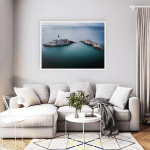Nua Photography Print Rockabill Lighthouse Aerial View, Co. Dublin (3) Rockabill Lighthouse Aerial View Print | Nua Photography