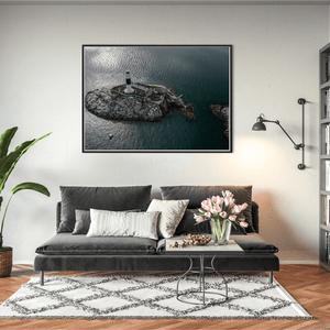 Nua Photography Print Rockabill Lighthouse Aerial View, Co. Dublin (4) Rockabill Lighthouse Aerial View Print | Nua Photography