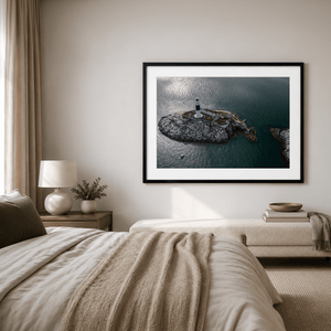 Nua Photography Print Rockabill Lighthouse Aerial View, Co. Dublin (4) Rockabill Lighthouse Aerial View Print | Nua Photography