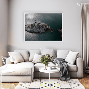 Nua Photography Print Rockabill Lighthouse Aerial View, Co. Dublin (4) Rockabill Lighthouse Aerial View Print | Nua Photography
