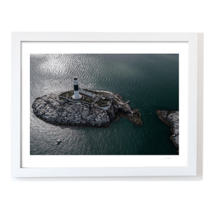 Nua Photography Print Rockabill Lighthouse Aerial View, Co. Dublin (4) Rockabill Lighthouse Aerial View Print | Nua Photography