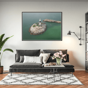 Nua Photography Print Rockabill Lighthouse Aerial View, Co. Dublin (5) Rockabill Lighthouse Aerial View Print | Nua Photography