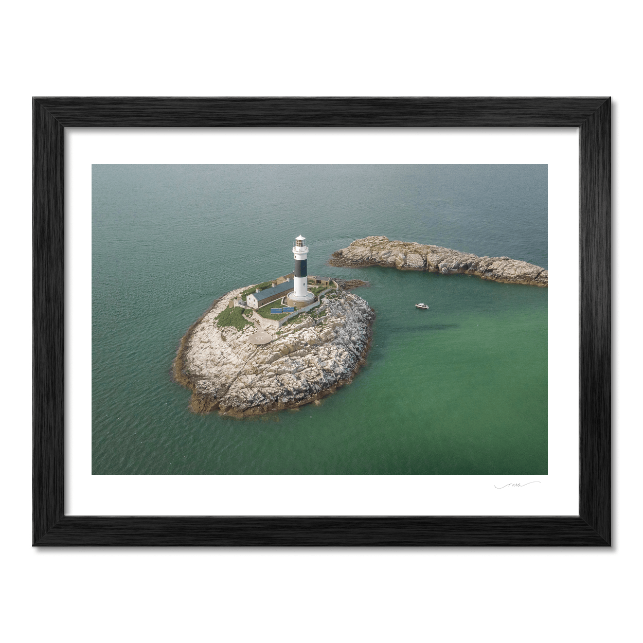 Nua Photography Print Rockabill Lighthouse Aerial View, Co. Dublin (5) Rockabill Lighthouse Aerial View Print | Nua Photography