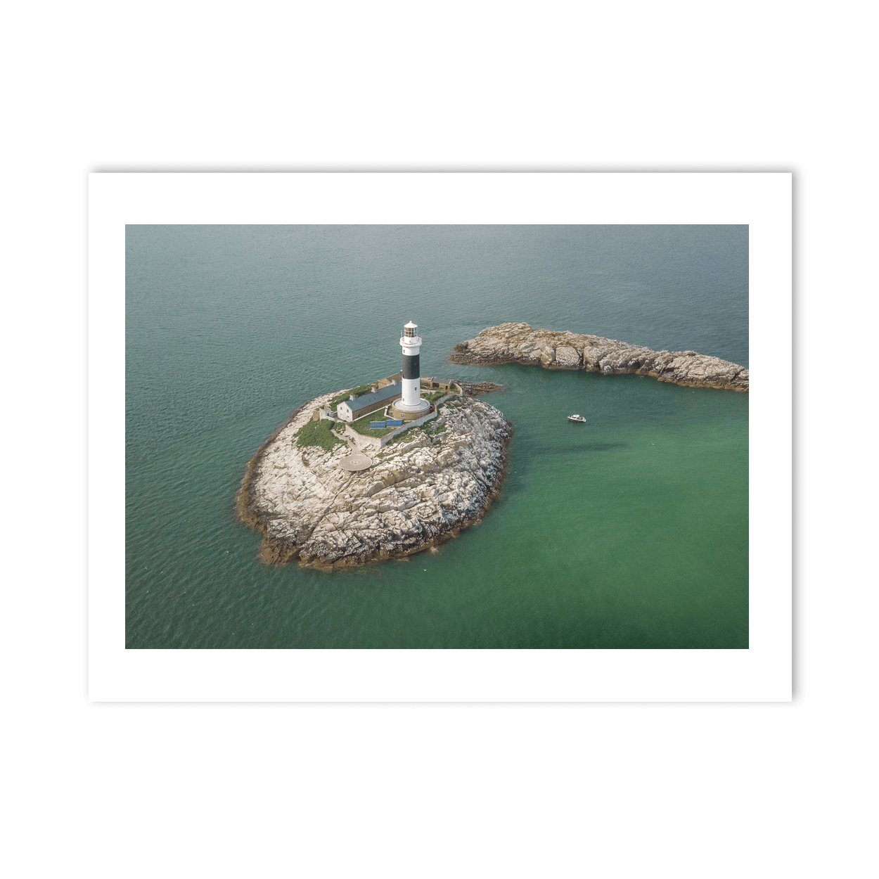 Nua Photography Print Rockabill Lighthouse Aerial View, Co. Dublin (5) Rockabill Lighthouse Aerial View Print | Nua Photography