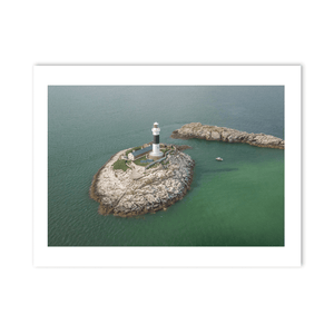 Nua Photography Print Rockabill Lighthouse Aerial View, Co. Dublin (5) Rockabill Lighthouse Aerial View Print | Nua Photography