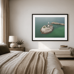 Nua Photography Print Rockabill Lighthouse Aerial View, Co. Dublin (5) Rockabill Lighthouse Aerial View Print | Nua Photography