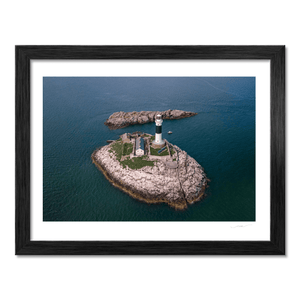 Nua Photography Print Rockabill Lighthouse Aerial View, Co. Dublin (6) Rockabill Lighthouse Aerial View Print | Nua Photography