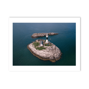Nua Photography Print Rockabill Lighthouse Aerial View, Co. Dublin (6) Rockabill Lighthouse Aerial View Print | Nua Photography