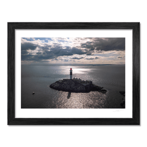 Nua Photography Print Rockabill Lighthouse Aerial View, Co. Dublin (7) Rockabill Lighthouse Aerial View Print | Nua Photography