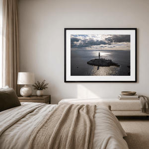 Nua Photography Print Rockabill Lighthouse Aerial View, Co. Dublin (7) Rockabill Lighthouse Aerial View Print | Nua Photography