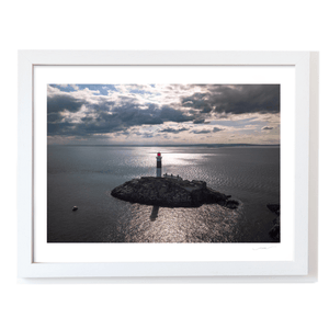 Nua Photography Print Rockabill Lighthouse Aerial View, Co. Dublin (7) Rockabill Lighthouse Aerial View Print | Nua Photography