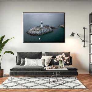 Nua Photography Print Rockabill Lighthouse Aerial View, Co. Dublin Rockabill Lighthouse Aerial View Print | Nua Photography