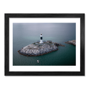 Nua Photography Print Rockabill Lighthouse Aerial View, Co. Dublin Rockabill Lighthouse Aerial View Print | Nua Photography