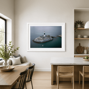Nua Photography Print Rockabill Lighthouse Aerial View, Co. Dublin Rockabill Lighthouse Aerial View Print | Nua Photography