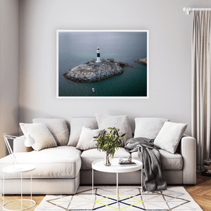 Nua Photography Print Rockabill Lighthouse Aerial View, Co. Dublin Rockabill Lighthouse Aerial View Print | Nua Photography