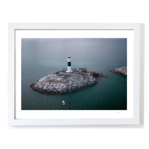 Nua Photography Print Rockabill Lighthouse Aerial View, Co. Dublin Rockabill Lighthouse Aerial View Print | Nua Photography