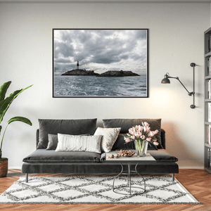 Nua Photography Print Rockabill Lighthouse Under Dramatic Skies, Skerries Co. Dublin (2) Rockabill Lighthouse Dramatic Skies Print | Nua Photography