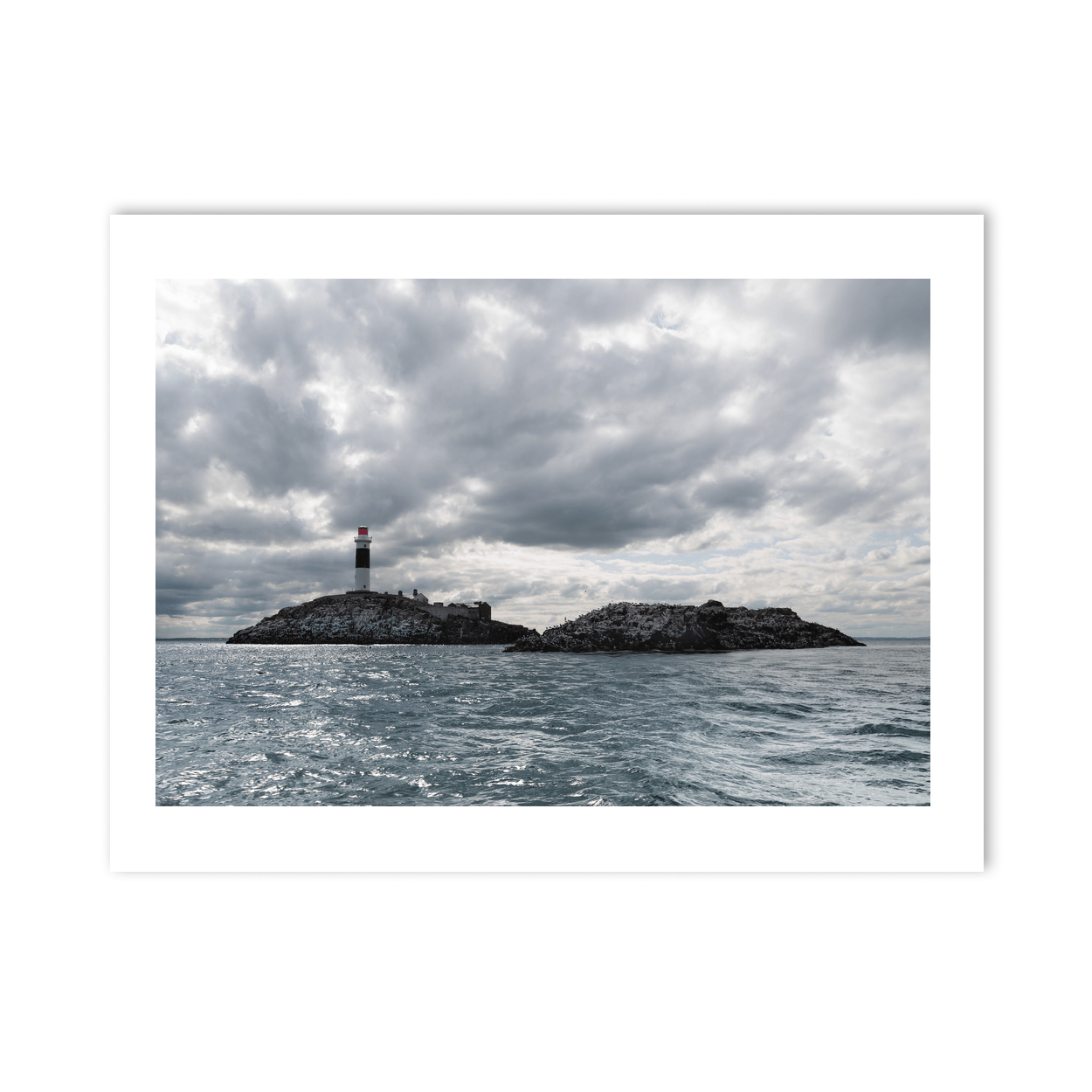 Nua Photography Print Rockabill Lighthouse Under Dramatic Skies, Skerries Co. Dublin (2) Rockabill Lighthouse Dramatic Skies Print | Nua Photography
