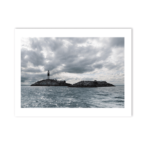 Nua Photography Print Rockabill Lighthouse Under Dramatic Skies, Skerries Co. Dublin (2) Rockabill Lighthouse Dramatic Skies Print | Nua Photography