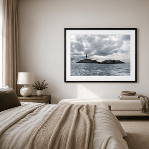 Nua Photography Print Rockabill Lighthouse Under Dramatic Skies, Skerries Co. Dublin (2) Rockabill Lighthouse Dramatic Skies Print | Nua Photography