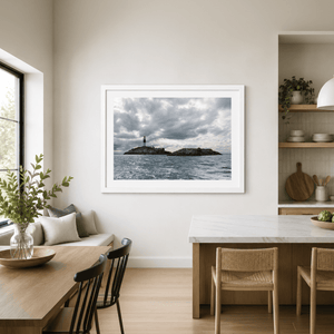 Nua Photography Print Rockabill Lighthouse Under Dramatic Skies, Skerries Co. Dublin (2) Rockabill Lighthouse Dramatic Skies Print | Nua Photography