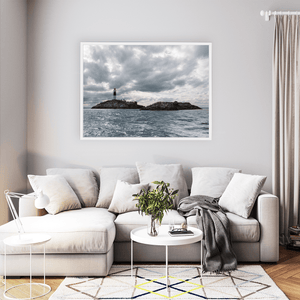 Nua Photography Print Rockabill Lighthouse Under Dramatic Skies, Skerries Co. Dublin (2) Rockabill Lighthouse Dramatic Skies Print | Nua Photography