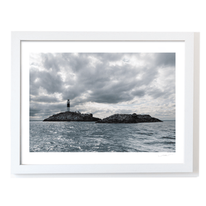 Nua Photography Print Rockabill Lighthouse Under Dramatic Skies, Skerries Co. Dublin (2) Rockabill Lighthouse Dramatic Skies Print | Nua Photography