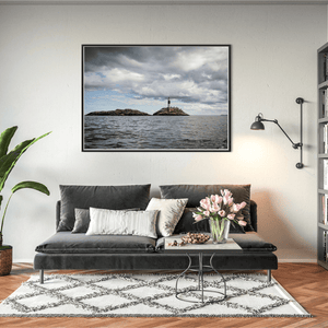 Nua Photography Print Rockabill Lighthouse Under Dramatic Skies, Skerries Co. Dublin Rockabill Lighthouse Dramatic Skies Print | Nua Photography