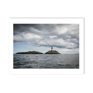 Nua Photography Print Rockabill Lighthouse Under Dramatic Skies, Skerries Co. Dublin Rockabill Lighthouse Dramatic Skies Print | Nua Photography