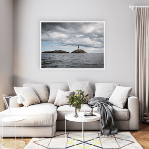 Nua Photography Print Rockabill Lighthouse Under Dramatic Skies, Skerries Co. Dublin Rockabill Lighthouse Dramatic Skies Print | Nua Photography