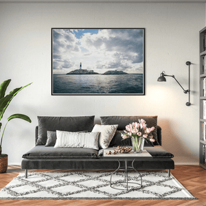 Nua Photography Print Rockabill Lighthouse Under Dramatic Skies, Co. Dublin Rockabill Lighthouse Dramatic Sky Print | Nua Photography