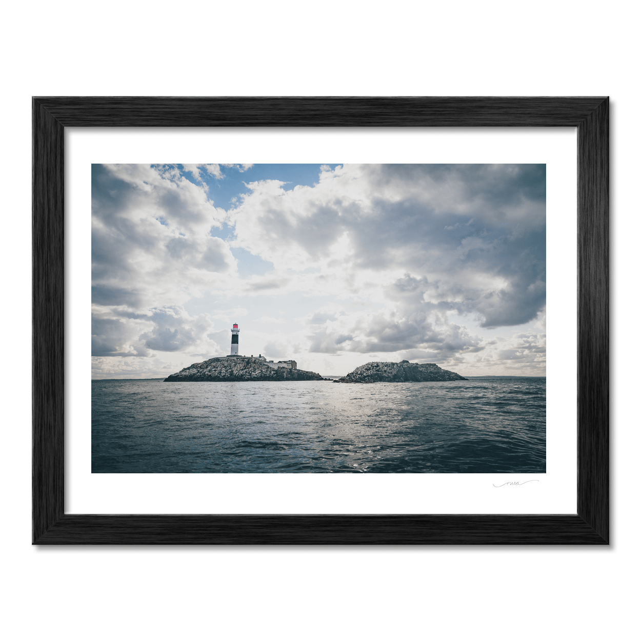 Nua Photography Print Rockabill Lighthouse Under Dramatic Skies, Co. Dublin Rockabill Lighthouse Dramatic Sky Print | Nua Photography