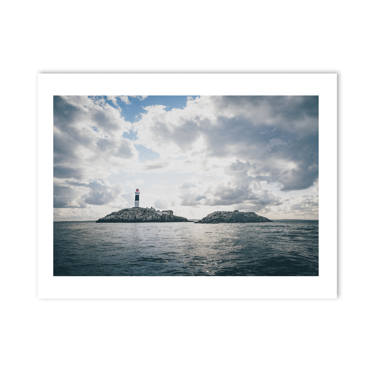 Nua Photography Print Rockabill Lighthouse Under Dramatic Skies, Co. Dublin Rockabill Lighthouse Dramatic Sky Print | Nua Photography