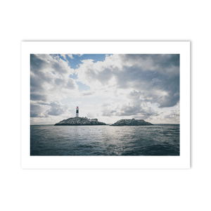 Nua Photography Print Rockabill Lighthouse Under Dramatic Skies, Co. Dublin Rockabill Lighthouse Dramatic Sky Print | Nua Photography