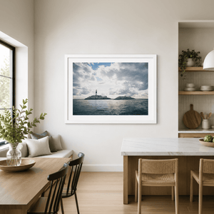 Nua Photography Print Rockabill Lighthouse Under Dramatic Skies, Co. Dublin Rockabill Lighthouse Dramatic Sky Print | Nua Photography