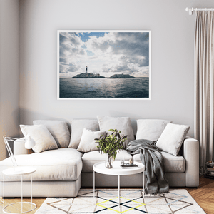 Nua Photography Print Rockabill Lighthouse Under Dramatic Skies, Co. Dublin Rockabill Lighthouse Dramatic Sky Print | Nua Photography