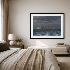 Nua Photography Print Rockabill Lighthouse Under Moody Skies, Co. Dublin Rockabill Lighthouse Moody Skies Print | Nua Photography