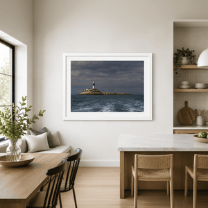 Nua Photography Print Rockabill Lighthouse Under Moody Skies, Co. Dublin Rockabill Lighthouse Moody Skies Print | Nua Photography